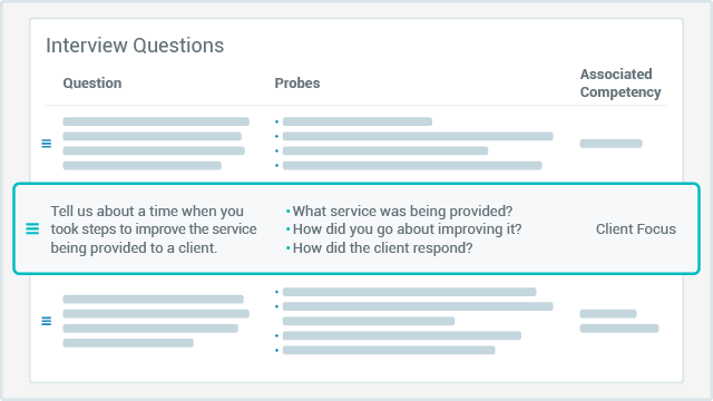 competency-based interview guide software